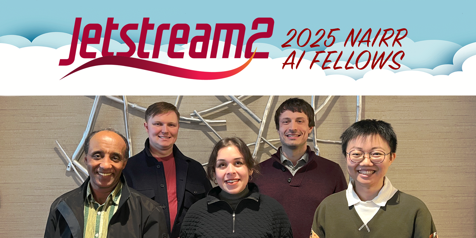 Group photo of the 2025 AI Fellows